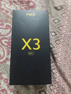 Poco x3 NFC with original box and charger
