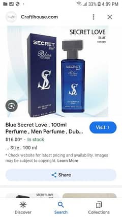 green secret love perfume