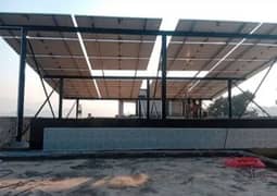 Elevated Solar Structure customized Guarder Work 14 rup watt