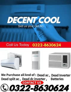 sale your window Ac/split AC/inverter/DC inverter for sale