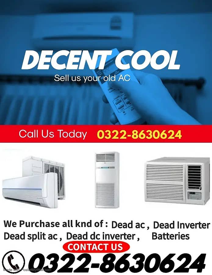 sale your window Ac/split AC/inverter/DC inverter for sale 0