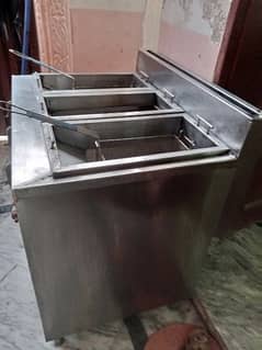 Deep fryer double side with sizling jumbo size in good condition