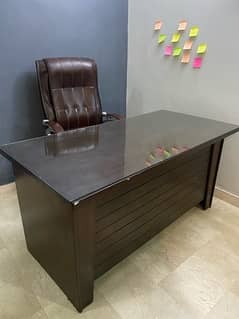 office or study table with chair