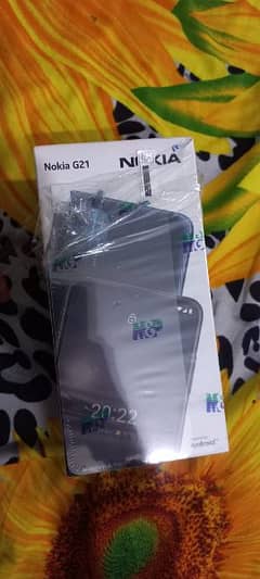 Nokia G21 4/64 GB for sale with box and origin charger