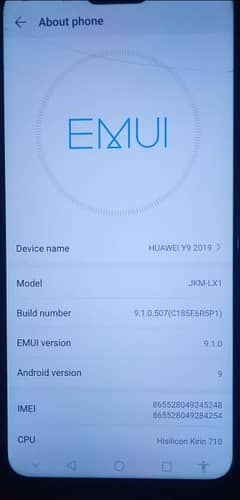 Huawei mobile y 9