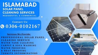 Solar Panel Cleaning | Sofa Cleaning | Carpet Cleaning | Deep Cleaning