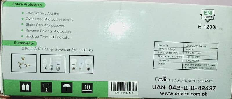 Enviro Inverter E-1200i Brand New Box Packed 2