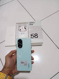 oppo a58 10by10 8+8/128 memory