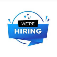 Urgently Staff Required Male and female.