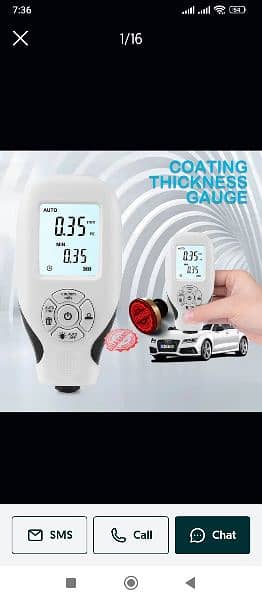 Digital Car Paint Tester Coating Thickness Guage 0