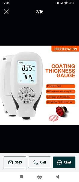 Digital Car Paint Tester Coating Thickness Guage 1