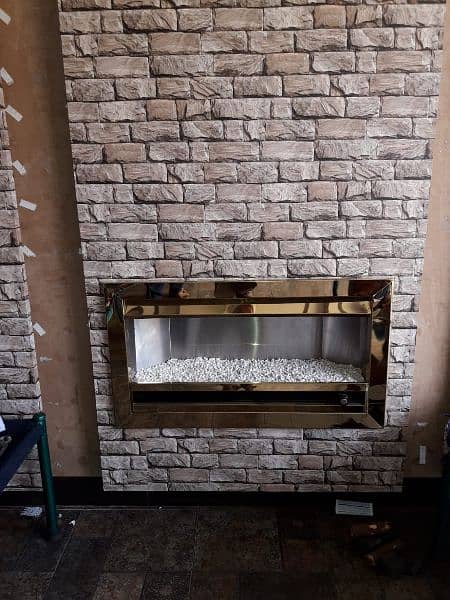 Mosaic and Fire place work 16