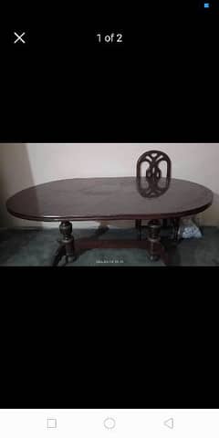 Dining table and Almari for sale