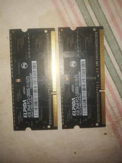 4gb ram ddr3 12800s qty 2 only serious person contact me