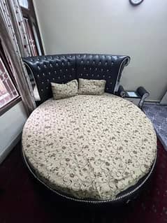 Luxury double bed with two sides table