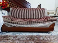 2 seater soft high quality wooden sofa