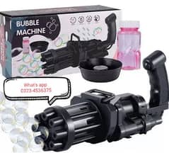 Bubble Machine Gun l 8 Holes Gun l 0323-4536375