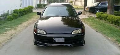 Honda Civic EXi 1995 Black inner total Geniun Chill AC  keyless entry