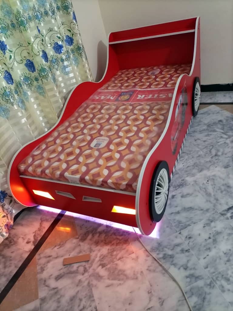 Car Bed for Bedroom, Kids Single Beds Sale in Pakistan 1