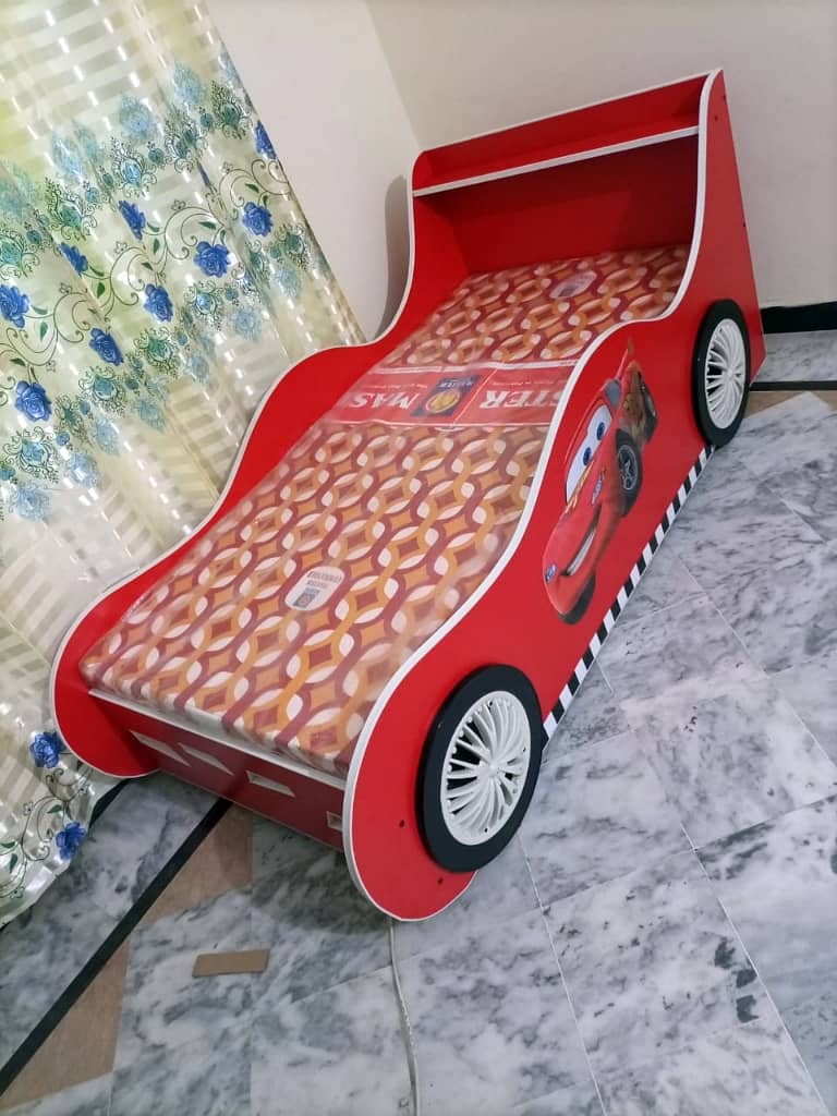 Car Bed for Bedroom, Kids Single Beds Sale in Pakistan 2