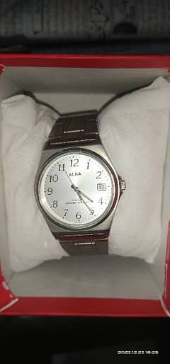 Alba watch titanium case back 0