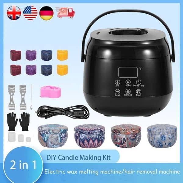 INTELLIGENT ELECTRIC WAX MELTING MACHINE WAX HEATER 0