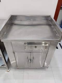 SODA COUNTER AND BURGER, FRIES COUNTER WITH REMOVE ABLE STAND