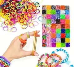 Loom Bands Kit With 4400 Rubber bands ( For kids)