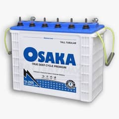 Osaka tall tubular battery 230 Amp, used condition