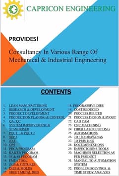 INDUSTRIAL & MECHANICAL CONSULTANCY SERVICES PROVIDER