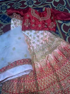 party wear , bridal wear lehnga full set with extra free duppata