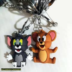 Tom and Jerry Keychain, pack of 2