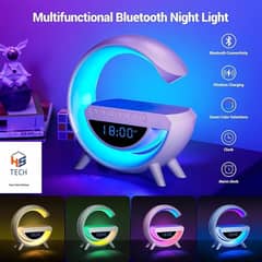 BT3401 Led Wireless Phone Charger Bluetooth Speaker