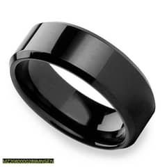 boy's titanium pure black heavy wait ring 16, 18, 19, 20, 21, 22