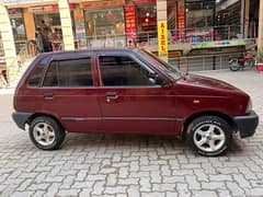 Suzuki mehran 89 model red colour