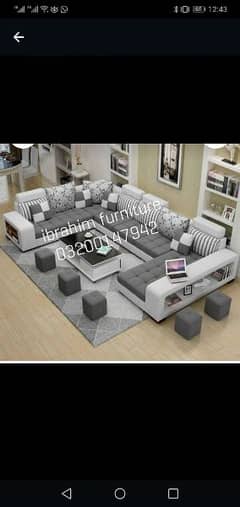 sofa stools/U shape sofa/L shape sofa/corner sofa/10 seater sofa set 0