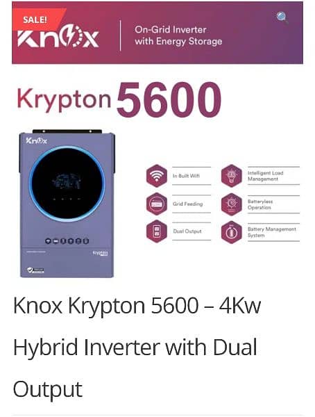 Invertor Knox 4kw Pv5600 0