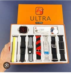 Ultra 7 in 1 straps smart watch
