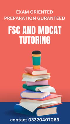 Professional tutor for Fsc and MDCAT