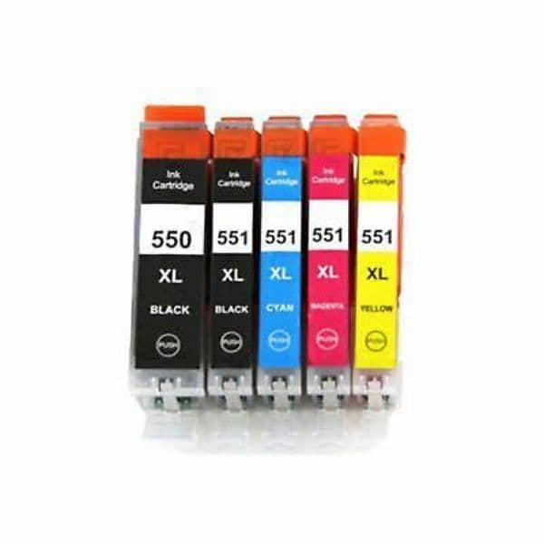 5 x Ink Cartridges (Set) for Canon Pixma 1