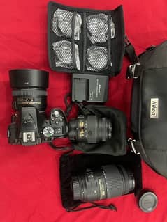 NIKON D5300 with 3 Lens & Accessories