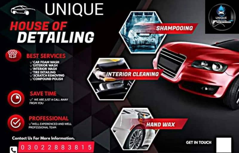 unique car detailing & ceramice coating & your door step servies 1