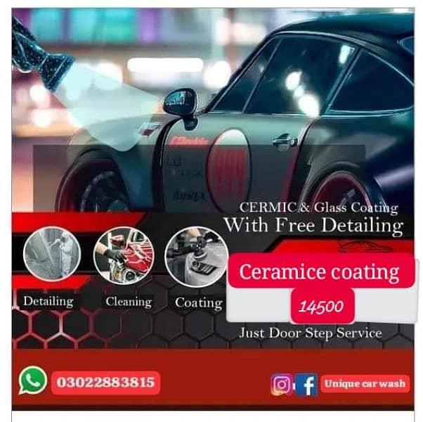 unique car detailing & ceramice coating & your door step servies 2