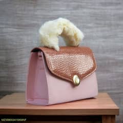 woman's pu leather stylish top handle hand bags