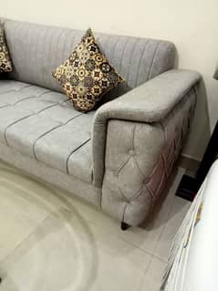 L SHAPE SOFA SET WITH 2 SEATER couch dewan