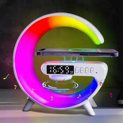 G63 RGB Light Lamp with 15W Wireless Charging with Bluetooth Speaker