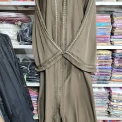 New design fancy abaya burqa with lase work and stones work
