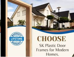 Plastic door frame