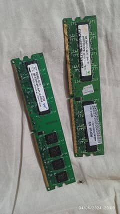 DDR 2 Ram 1 GB x 2