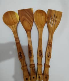 4 pecies wooden spatula wooden spoon set